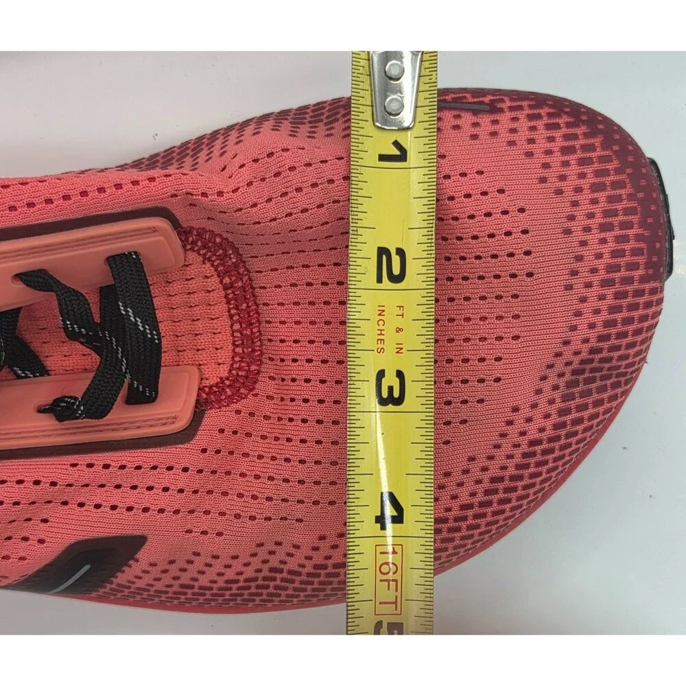Flux Adapt Trail Runner Mens 12.5 Coral Red Earth-Link Zero Drop Barefoot Shoes